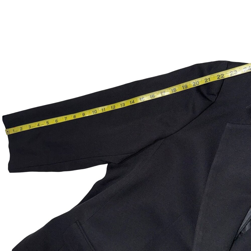 Pendleton Plus Women's Black One Button Blazer 10… - image 6